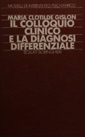 book Il colloquio clinico e la diagnosi differenziale