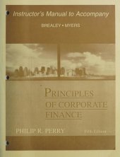 book Instructor's manual to accompany Principles of Corporate Finance