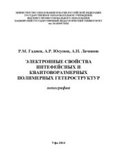 book Электронные свойства интефейсных и квантоворазмерных полимерных гетероструктур: монография