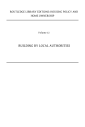 book Building by Local Authorities: The Report of an Inquiry by the Royal Institute of Public Administration