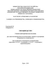 book Овощеводство: Учебно-методическое пособие для самостоятельной работы на лабораторных занятиях по дисциплине «Плодоводство и овощеводство». Для обучающихся бакалавриата по направлениям подготовки 35.03.04 – «Агрономия» и 35.03.03 – «Агрохимия и агропочвове