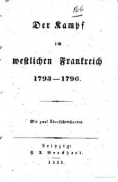 book Der Kampf im westlichen Frankreich 1793-1796