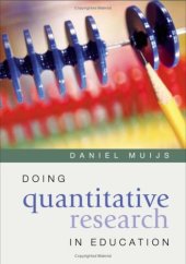 book Doing Quantitative Research in Education: with SPSS