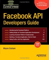 book Facebook API Developers Guide 