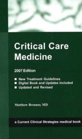 book Critical Care Medicine 07