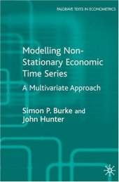 book Modelling Non-Stationary Economic Time Series: A Multivariate Approach 