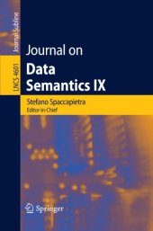 book Journal on Data Semantics IX