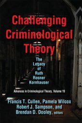 book Challenging Criminological Theory