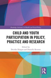 book Child and Youth Participation in Policy, Practice and Research