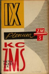 book IX Plenum KC ZMS 25 — 26 wrzesień 1959 r.