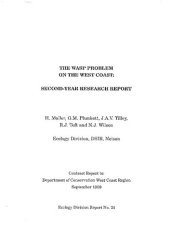 book The European Wasp Problem on the West Coast: Second year research report 1989 (New Zealand)