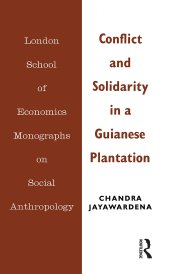 book Conflict and Solidarity in a Guianese Plantation