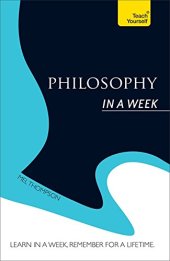 book Philosophy In a Week (Teach Yourself)