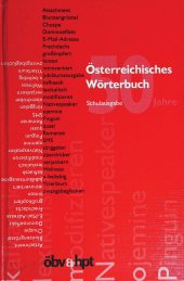 book Österreichisches Wörterbuch, Schulausgabe: Auf der Grundlage des amtlichen Regelwerks