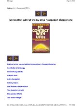 book My Contact with UFO's