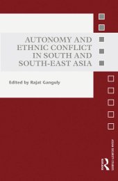 book Autonomy and Ethnic Conflict in South and South-East Asia