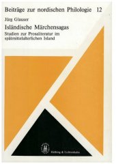 book Isländische Märchensagas: Studien zur Prosaliteratur im spätmittelalterlichen Island