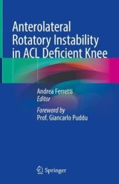 book Anterolateral Rotatory Instability in ACL Deficient Knee