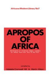 book Apropos of Africa