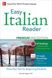 book Easy Italian Reader, Premium 2nd Edition: A Three-Part Text for Beginning Students