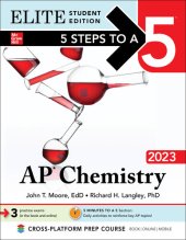 book 5 Steps to a 5: AP Chemistry 2023 Elite Student Edition