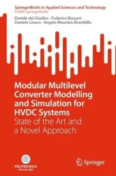 book Modular Multilevel Converter Modelling and Simulation for HVDC Systems: State of the Art and a Novel Approach