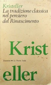 book La tradizione classica nel pensiero del Rinascimento