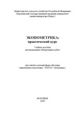 book Эконометрика: практический курс: Учебное пособие для проведения лабораторных работ для очной и заочной форм обучения направление подготовки: 38.03.01 «Экономика»