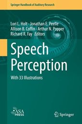 book Speech Perception: With 33 Illustrations