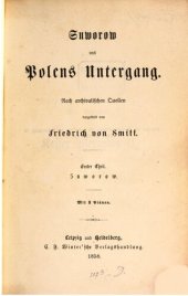 book Suworow und Polens Untergang / Suworow