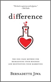 book Difference: The one-page method for reimagining your business and reinventing your marketing