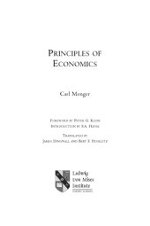 book PRINCIPLES OF ECONOMICS