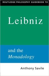 book Routledge Philosophy GuideBook to Leibniz and the Monadology