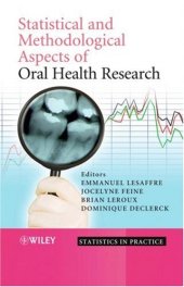 book Statistical and Methodological Aspects of Oral Health Research 