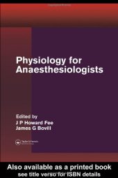 book Physiology for Anaesthesiologists