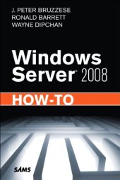 book Windows Server 2008 How-To
