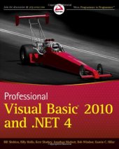 book Professional Visual Basic 2010 and .NET 4 