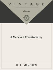 book A Mencken Chrestomathy