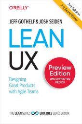 book Lean UX: Creating Great Products with Agile Teams