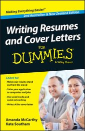 book Writing Resumes and Cover Letters for Dummies - Australia / Nz