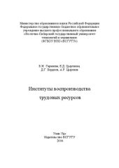 book Институты воспроизводства трудовых ресурсов: монография