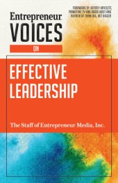 book Entrepreneur Voices on Effective Leadership