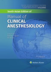 book Manual of Clinical Anesthesiology, 2E (South Asian Edition)