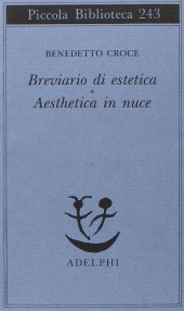 book Breviario di estetica-Aesthetica in nuce