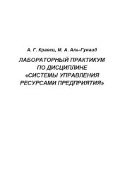 book Лабораторный практикум по дисциплине «Системы управления ресурсами предприятия»: Учебно-методическое пособие