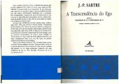 book A transcêndencia do Ego seguido de Consciência de si e Conhecimento de si