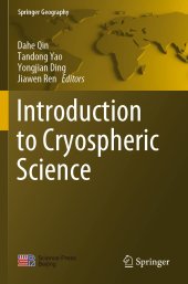 book Introduction to Cryospheric Science