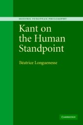 book Kant on the Human Standpoint