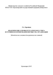book Практические основы бухгалтерского учета источников формирования имущества организации: методические указания для практических занятий