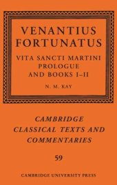 book Venantius Fortunatus: Vita Sancti MartiniPrologue and Books I–II